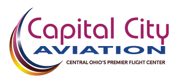 Capital City Aviation logo. Central Ohio's Premier Flight Center.