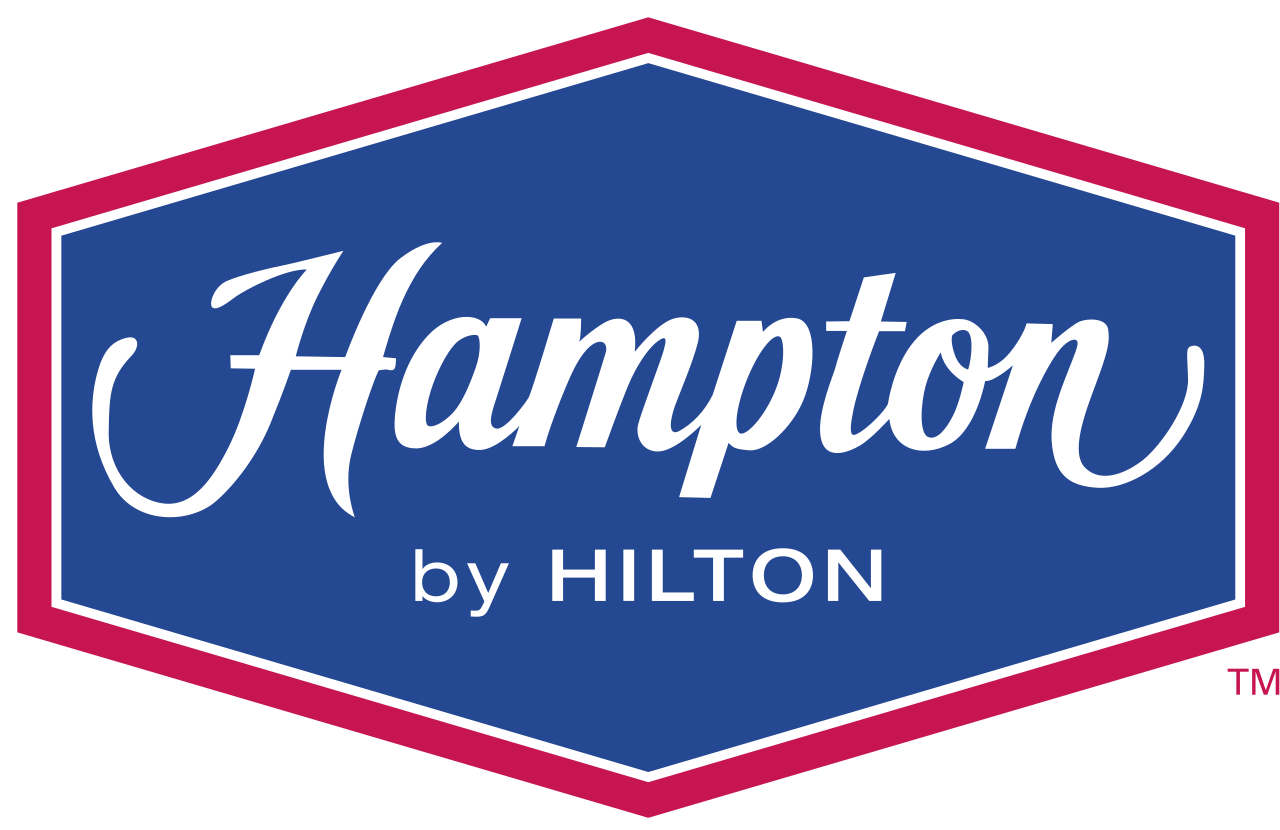 Hampton by Hilton logo, for Hampton Inn by Hilton Columbia I-26 Airport.