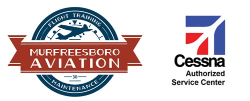 Murefreesboro Aviation logo. Cessna authorized service center.