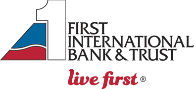 First International Bank & Trust logo.