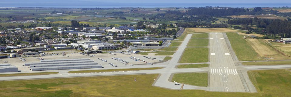 Watsonville Municipal Airport aerial photo.