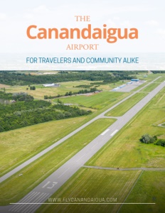 Canandaigua Airport brochure cover.