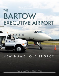 Bartow Executive Airport brochure cover.