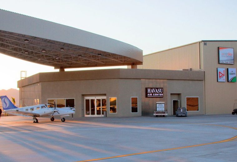 Lake Havasu City Airport terminal.