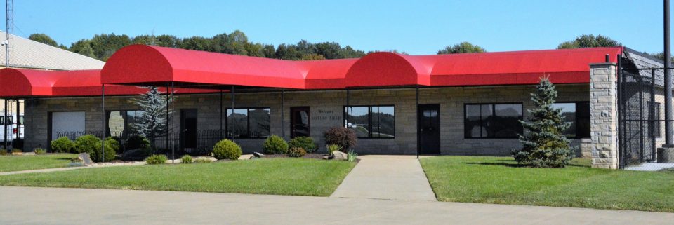 Monroe County Airport building.