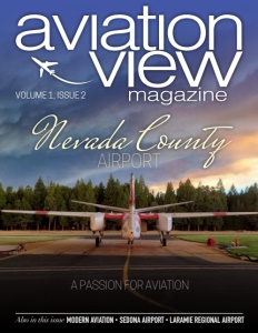 Volume 1 Issue 2 cover for Aviation View Magazine