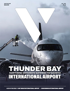 The latest issue cover for Aviation View Magazine